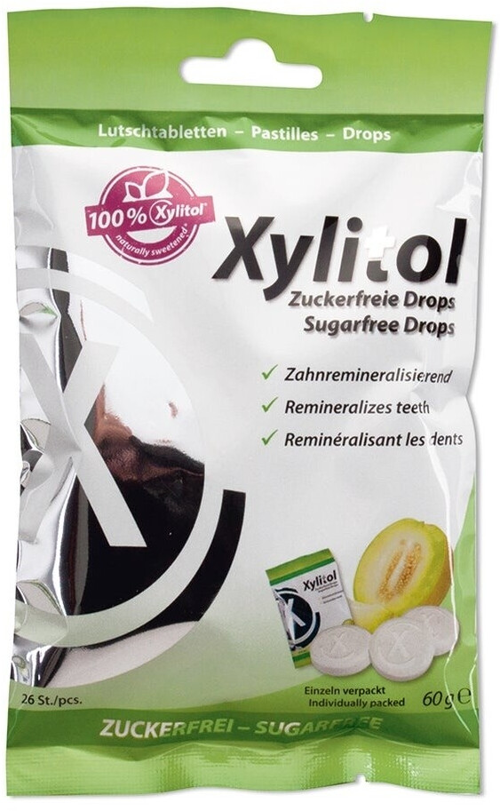 Miradent Xylitol Drops Melon Sugar Free (60g)