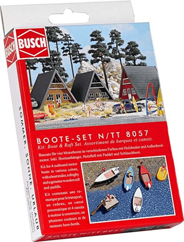 Busch Model Assortiment de barques et canots (8057)