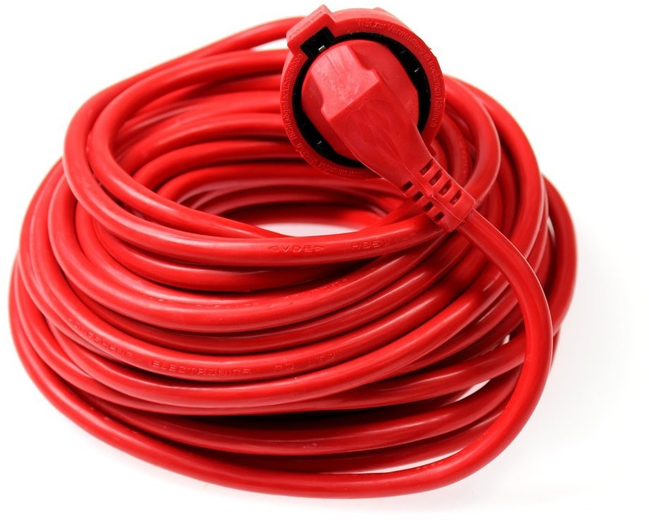 AS Schwabe Rallonge électrique 20 m rouge (51160)