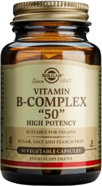 Solgar Vitamin B-Complex 50 Vegicaps (250 pcs)