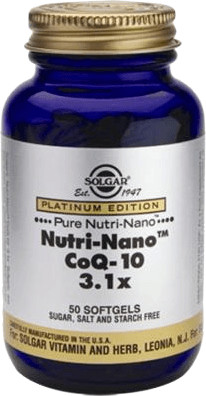 Solgar Nutri-Nano Co-Q10 3.1x Softgels (50 pcs)