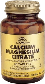 Solgar Calcium Magnesium Citrate Tablets (50 pcs)
