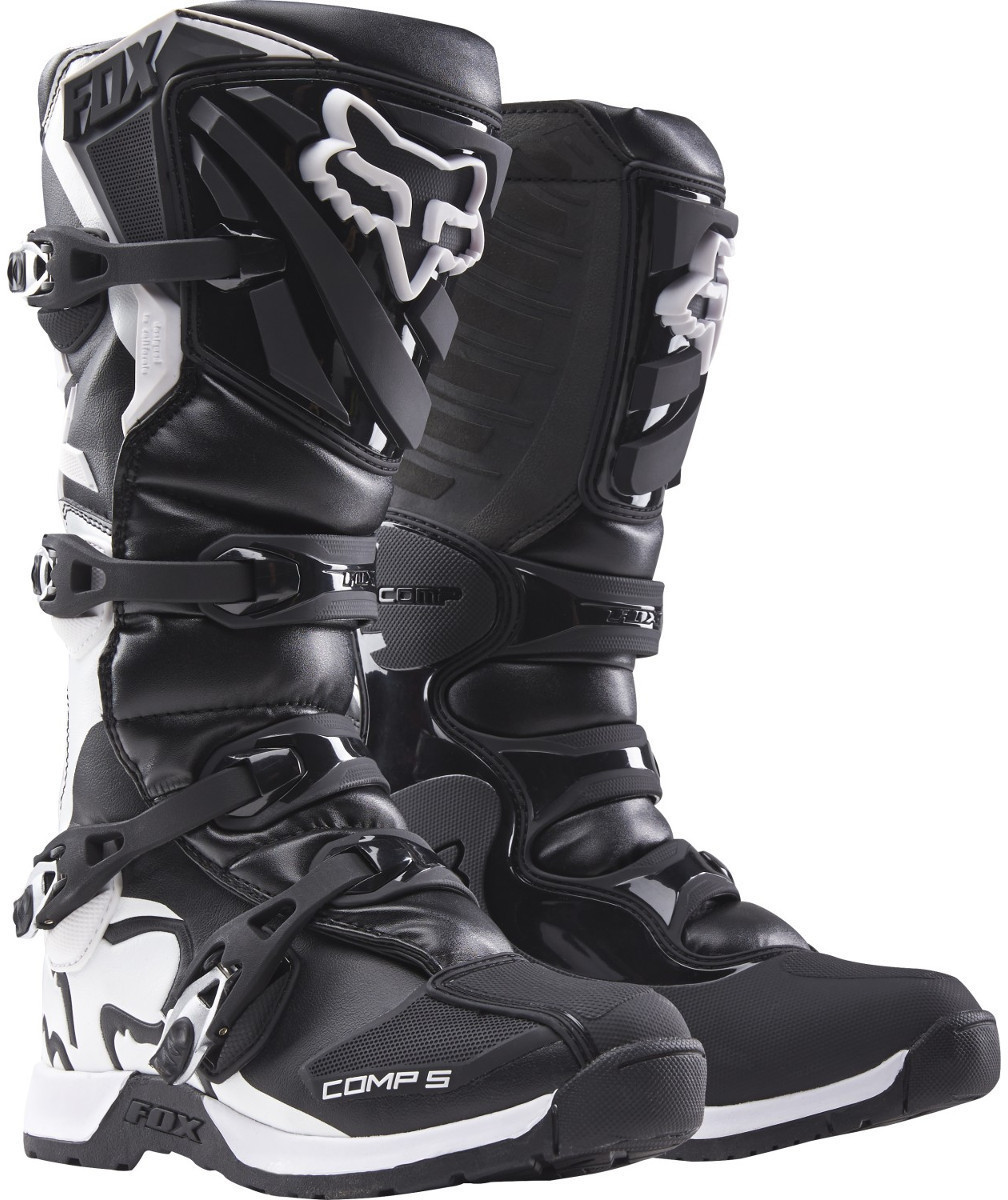 Fox Bottes Comp 5 Enfant blanc