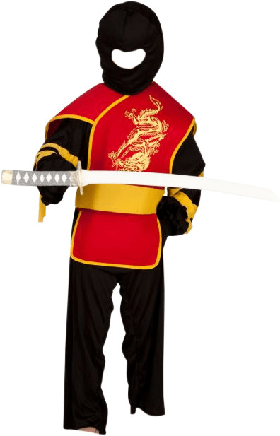 Besttoy Déguisement Ninja rouge