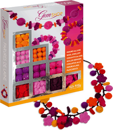 Sentosphère Parures de laine orange/rose