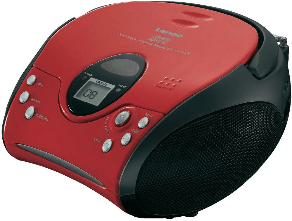 Lenco SCD-24 red/black
