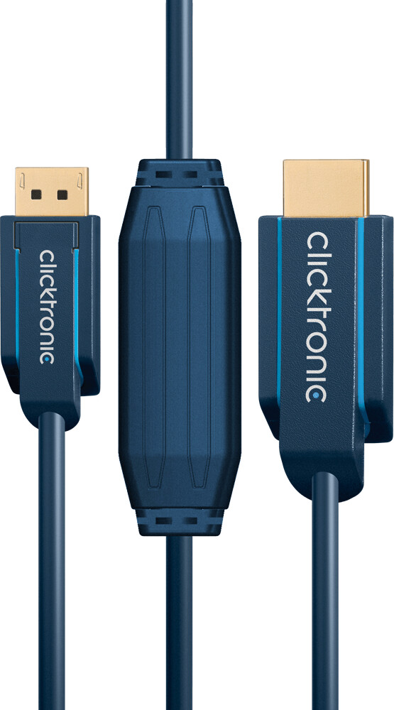 Clicktronic 70726 Casual DisplayPort/HDMI adapter cable (20,0m)