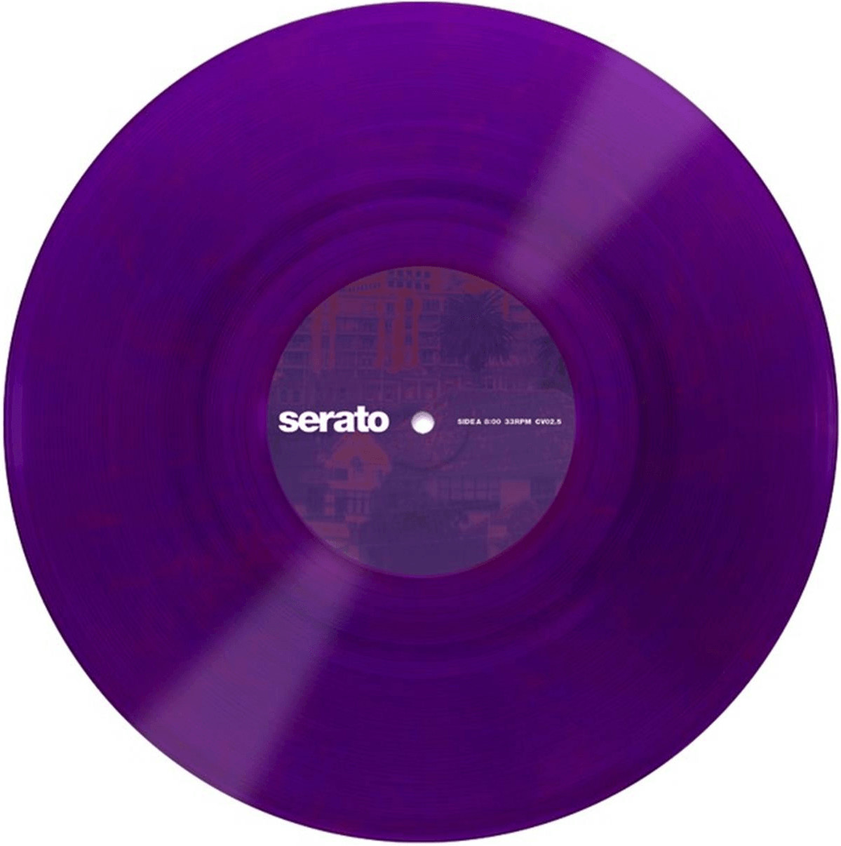 Rane Serato Control Vinyl Purple Glass 10