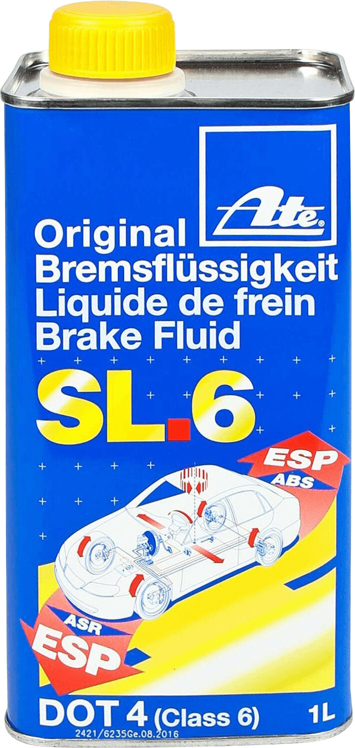 ATE Líquido de frenos original SL.6 DOT 4, lata de 1 litro