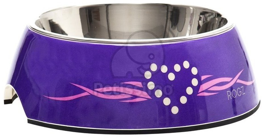 Rogz Bubble Bowl 700ml Purple