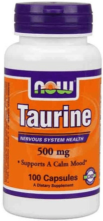 Now Foods Taurine 500mg (100 gélules)