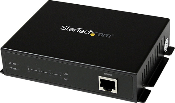 StarTech 5 Port Unmanaged Industrial Gigabit PoE Switch