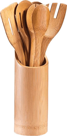Zeller Porta utensili da cucina in bambù 7 pezzi a € 12,99 (oggi)