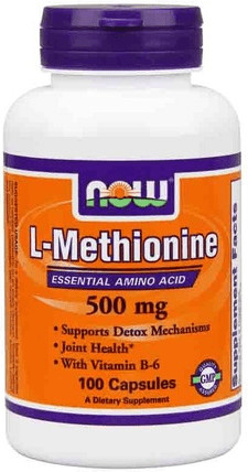 Now Foods L-Methionine 500mg Caps (100 pcs)