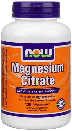 Now Foods Magnesium Citrate Capsules (120 pcs)
