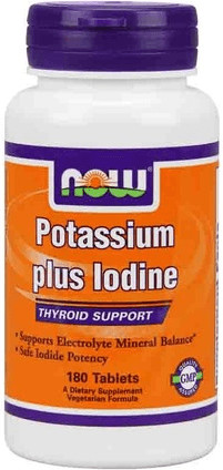 Now Foods Iodure de potassium (180 comprimés)