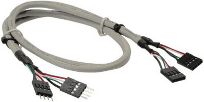 InLine USB 2.0 extension, internal 2x 4pin male/female, 0.6m (33440J)