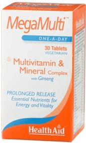 Healthaid Mega-Multi (with Ginseng) Tablets (30 pcs)