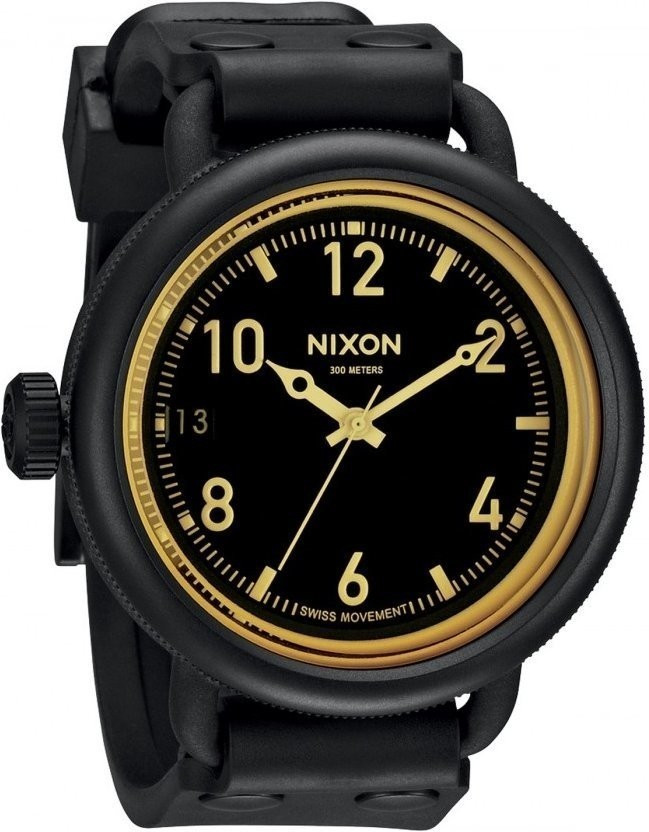 Nixon The October Matte Black/Orange Tint