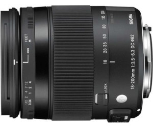 Sigma 885955 Objetivo para Nikon negro distancia focal 18-200mm, estabilizador de imagen 