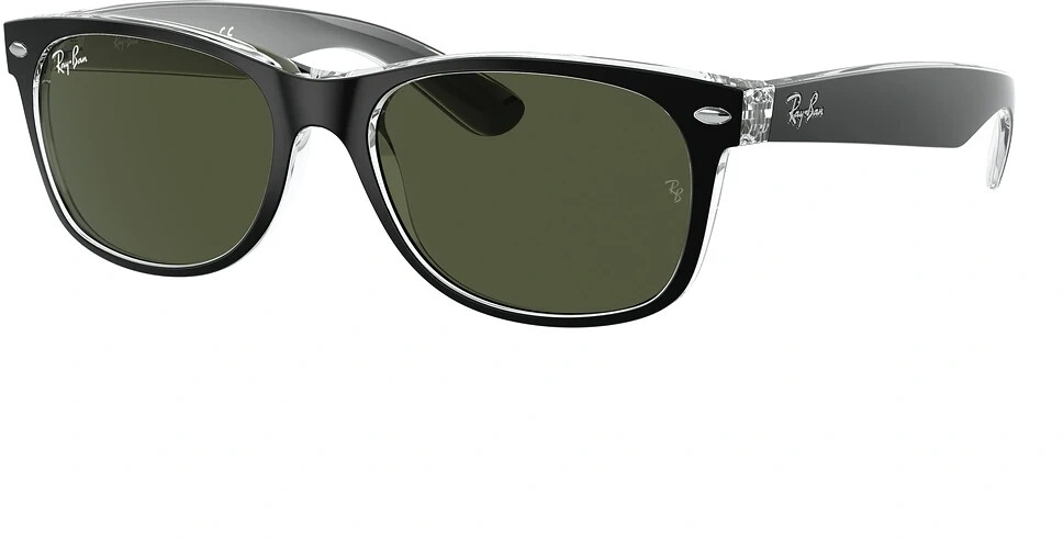 Ray Ban New Wayfarer RB2132 6052 top black on transparent green ab 89 80 Preisvergleich bei idealo