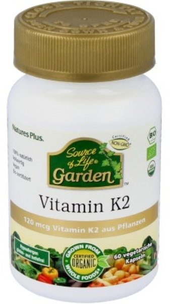 Nature's Plus Source Of Life Garden Vitamin K2 120mcg (60 pcs)