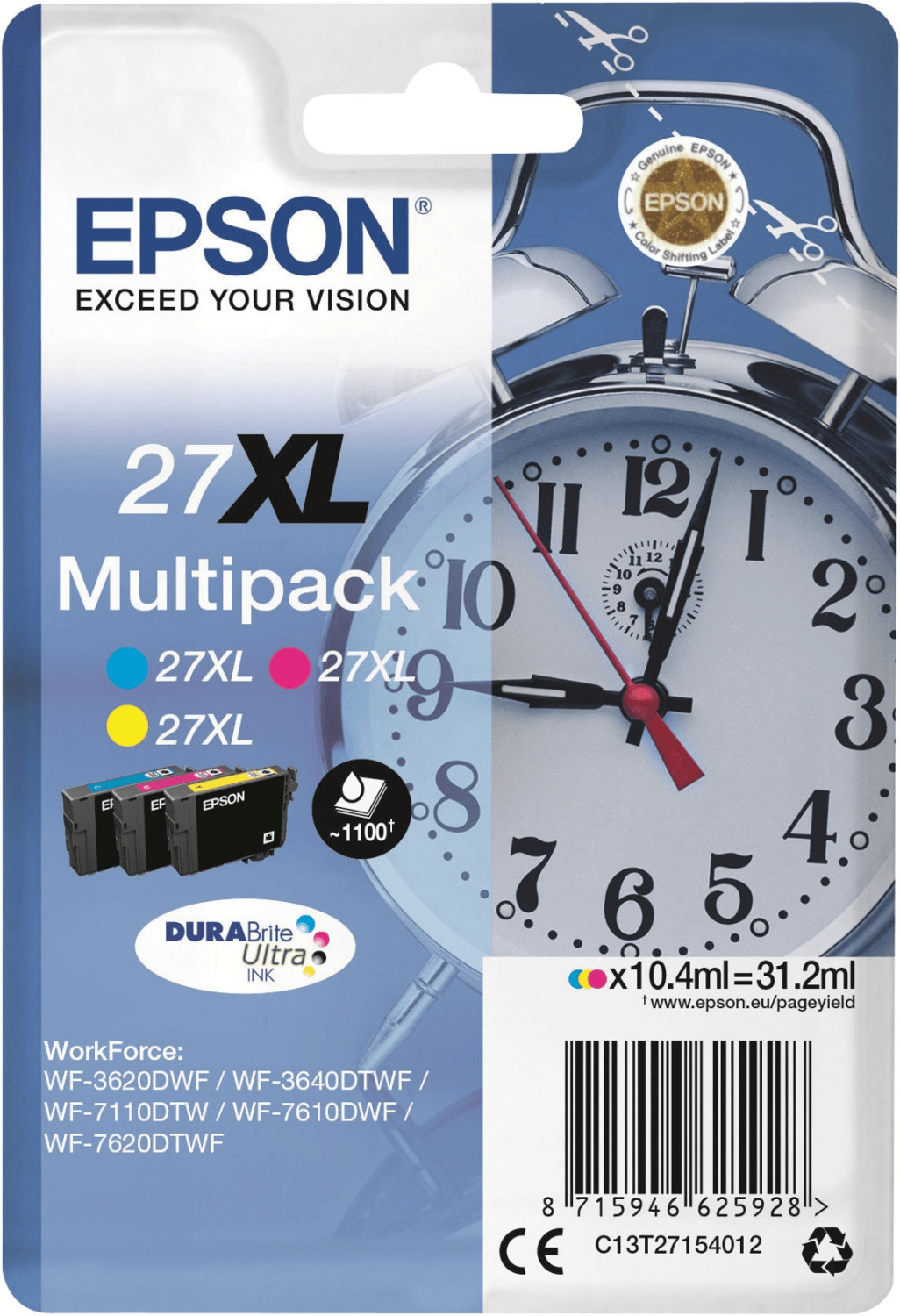 Epson 27XL Multipack couleurs (C13T27154010)
