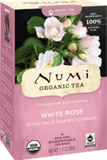 Numi Organic Tea White Rose (16 Bags)