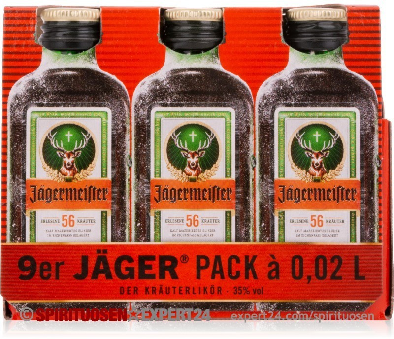 Preisvergleich Jägermeister 0,02l ab 9 | bei 6,99 x 35% €