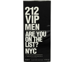 Carolina Herrera 212 VIP for Men Eau de Toilette 200ml from 83.97 Today Best Black Friday Deals on idealo