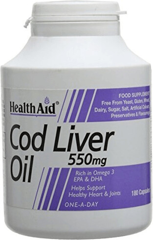 Healthaid Cod Liver Oil 550mg Capsules (180 pcs)
