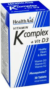 Healthaid Vitamin K Complex +Vit D3 Tablets (30 pcs)