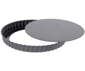 Cercle à tarte perforé cannelé - rond - Diamètre cm 20 cm