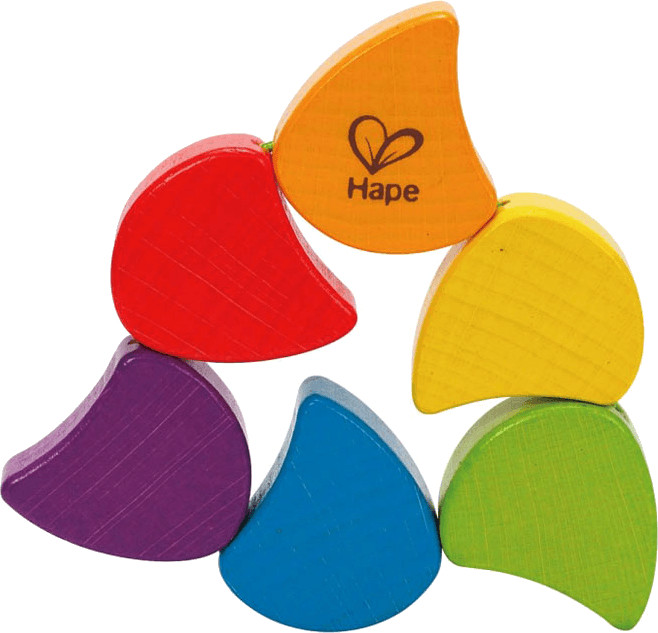 HaPe Hochet anneau arc-en-ciel