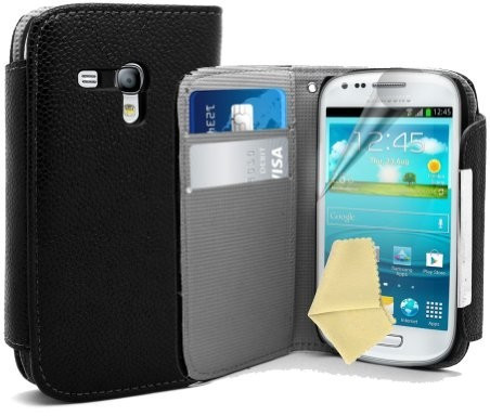 Accessory Master Étui cuir motif livre (Samsung Galaxy S3 Mini)