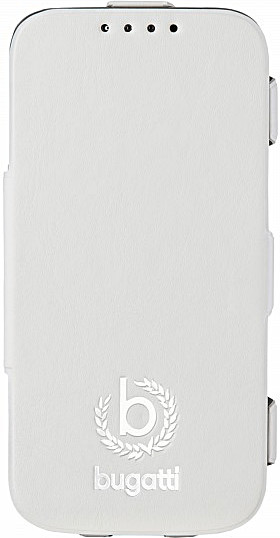 Bugatti UltraThin BookCase Geneva white (Galaxy S4 Mini)