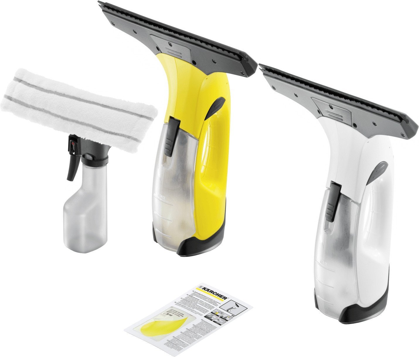 Kärcher Microfiber Cleaning Cloth Set For Window Vacuums — 2 Pack, Fits WV 2 Plus, WV 5 Premium & More