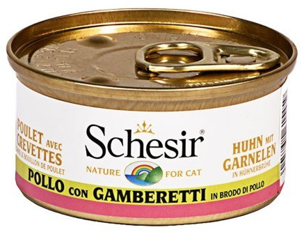Schesir Bouillon filet de poulet et crabe (70 g)