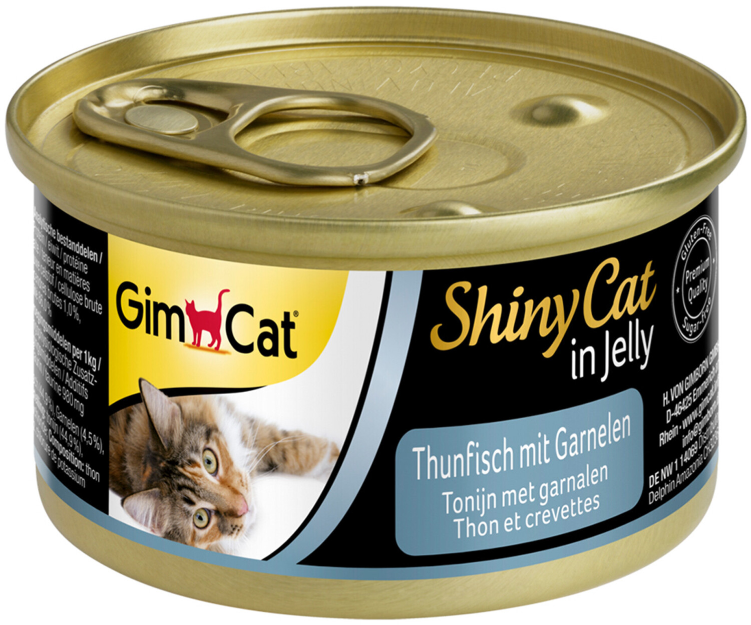 Gimpet Shiny Cat tuna and shrimps (70 g)