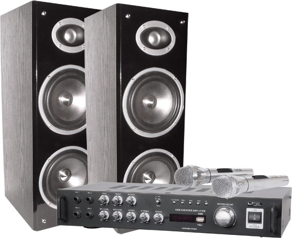 LTC Ensemble karaoké avec afficheur digital et Bluetooth (KARAOKE-STAR3-BT)