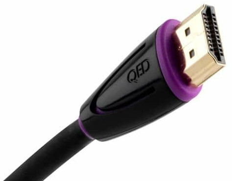 Photos - Cable (video, audio, USB) QED Profile e-Flex HDMI with High Speed Ethernet  (2.0m)