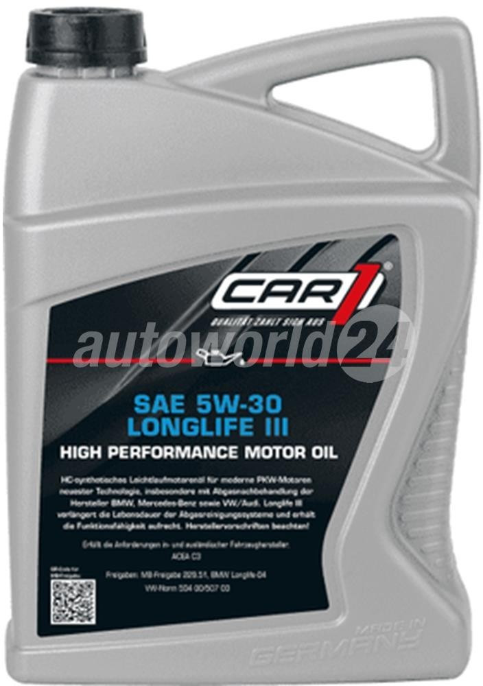 Car 1 SAE 5W-30 Longlife III (5 l)