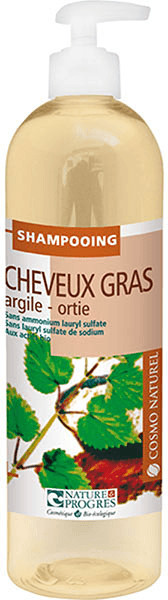 Laboratoire Gravier Cosmo Naturel Shampooing cheveux gras argile/ortie (500 ml)