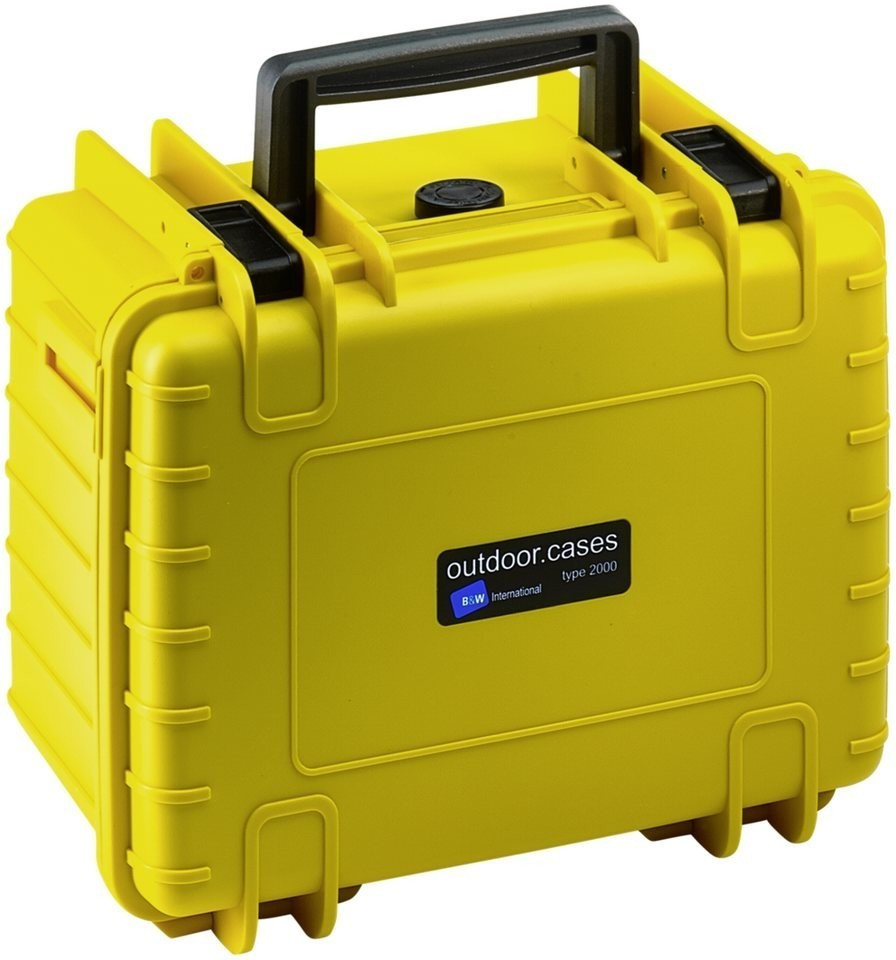 B&W Outdoor Case Type 2000 incl. SI jaune