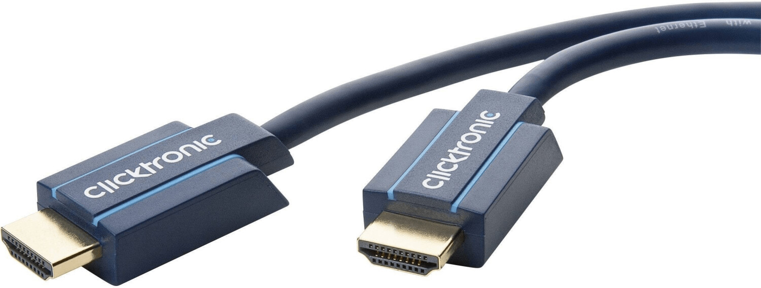 Clicktronic 70308 - Câble HDMI High Speed Casual avec Ethernet (12,5m)