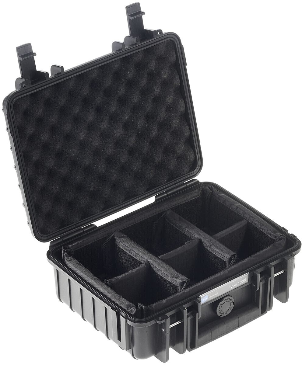 B&W Outdoor Case Type 1000 incl. RPD noir