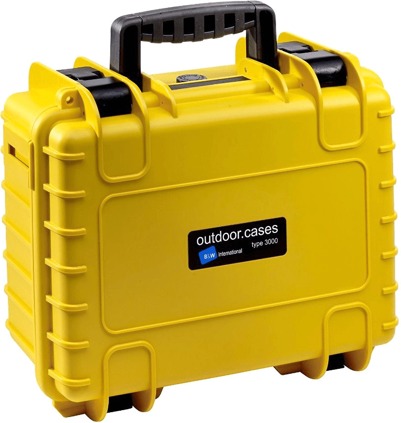 B&W Outdoor Case Typ 3000 incl. RPD jaune