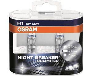 Osram H1 NIGHT BREAKER® LASER Next Generation 12V 55W P14,5s Duobox - H1 -  Xenon Optik Birnen - Lampen/LED 