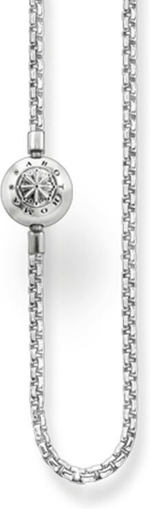 Thomas Sabo Collana Unisex Karma Beads In Argento 925 - Catenina Con Chiusura A Moschettone - 3