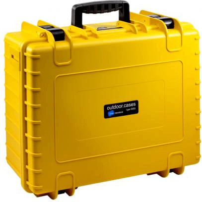 B&W Outdoor Case Type 6000 incl. RPD jaune